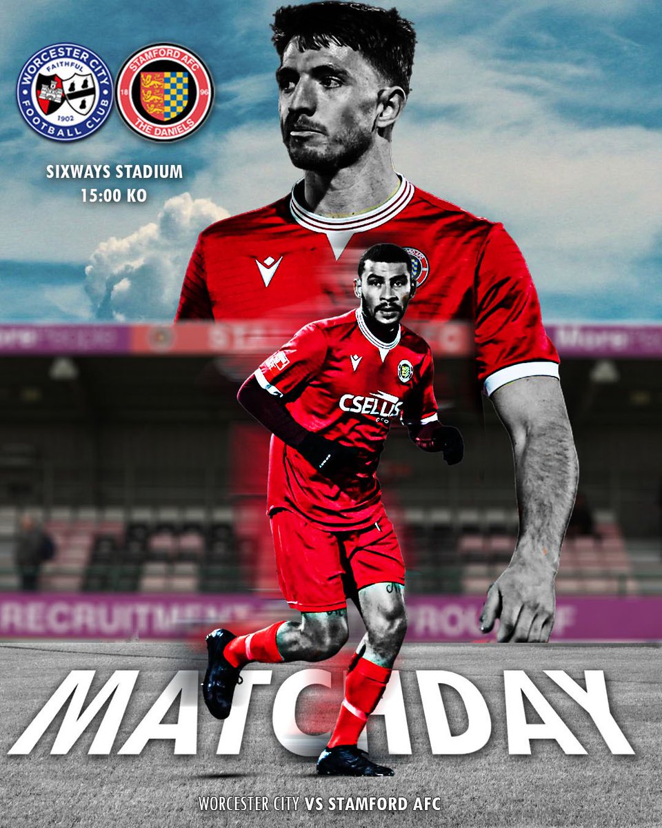 𝐌𝐀𝐓𝐂𝐇𝐃𝐀𝐘

The Dannies are on the road today as we travel to The Sixways Stadium to face Playoff hopefulls Worcester City!

Safe travels to anyone making the long trip today, we will see you there. 15:00 KO - WR3 8ZE.

#BackTheDannies