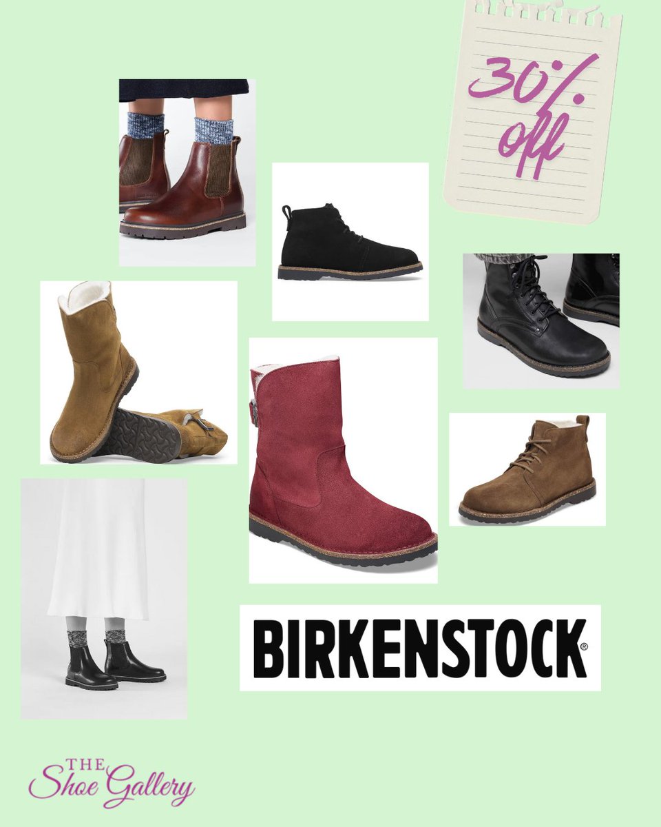 30% OFF #Birkenstock Boots. 

There is never a better time to grab yourself a new pair of winter boots. 

f.mtr.cool/adlpapftzn