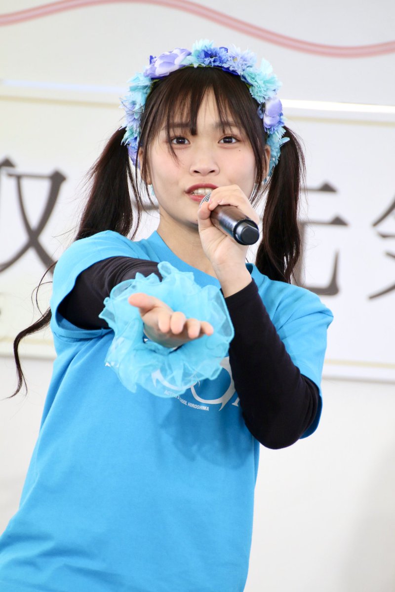 【あきひろ】 1/17しまねふるさとフェアにて、SPL∞ASHの尾茂井奏良さん。やはり綺麗