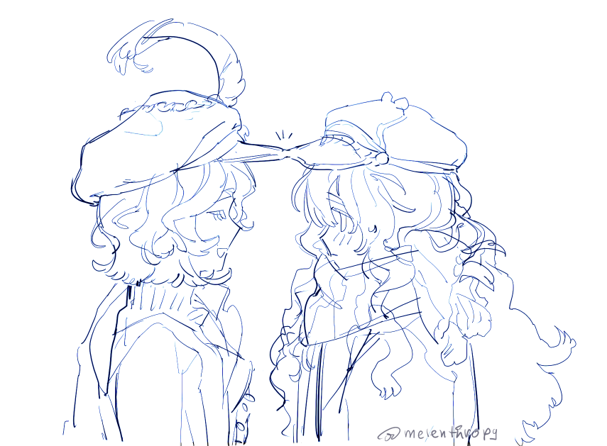 melenthropy's tweet image. hat brim communication