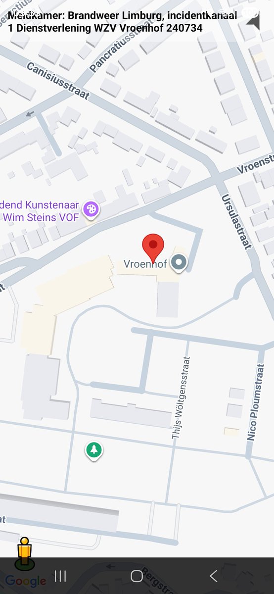 Brandweerinzet in Kerkrade