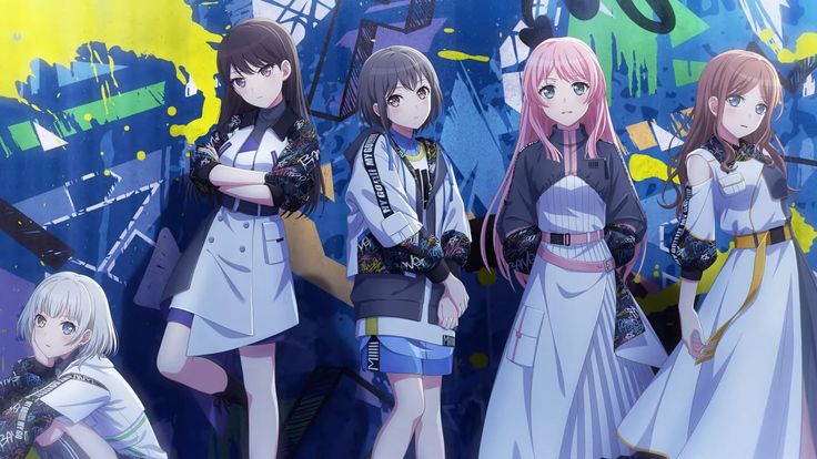 magicalgirlypop's tweet image. if the colour blue was a girl band