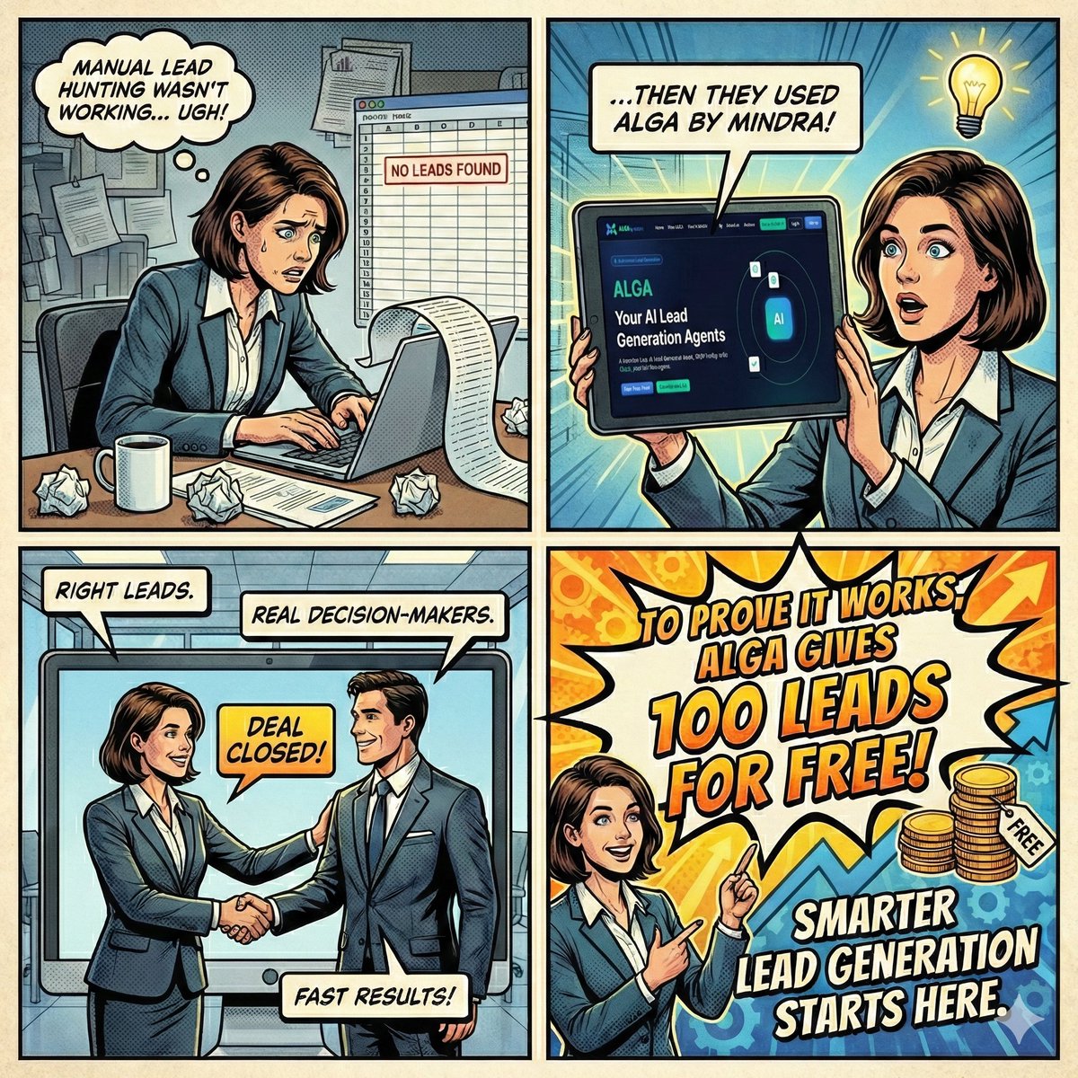 MindraXAlga's tweet photo. Free trial available. Visit our website and try it for free. 
.

#algabymindra #leadgeneration #AI #agency #business #consultant https://t.co/kk4HWu1fpu