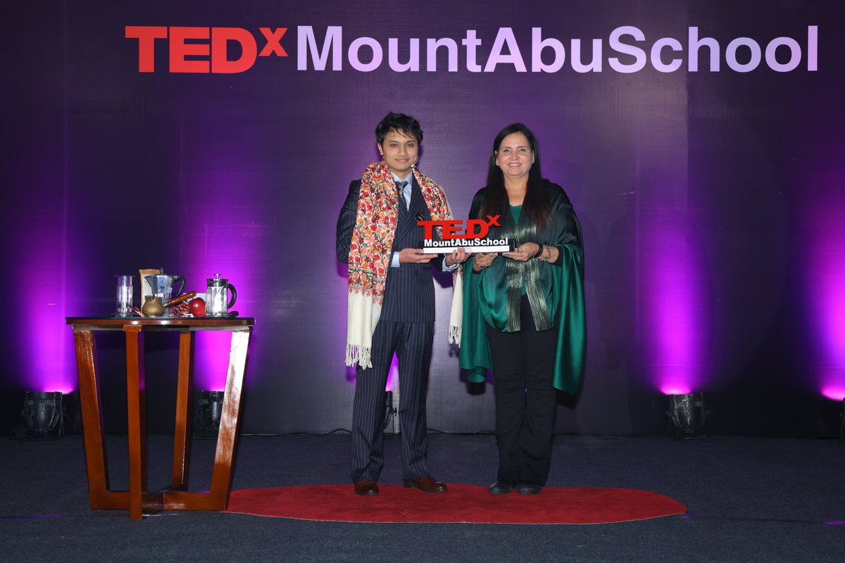 MtAbuSchool's tweet photo. ☕ Aman Adhikari
A French Press on a TEDx stage in a chai nation? Aman Adhikari proved real change begins with bold ideas—and a sip of audacity.
#TEDxMountAbuSchool #BeyondBorders https://t.co/7COLcfqPtk