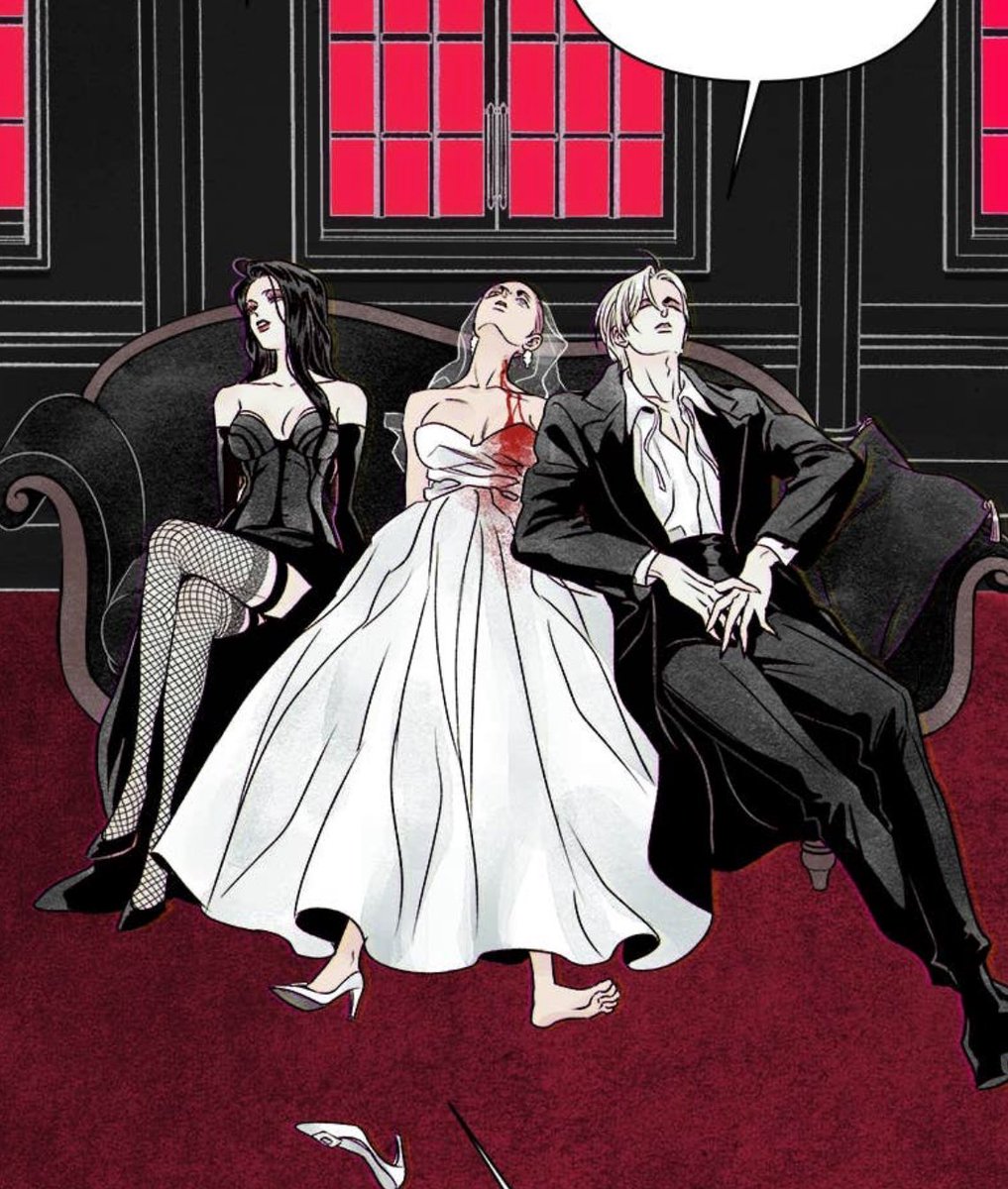 red_as_saffron's tweet image. I read Moonstruck today, and I’ve got to say this is one of my favourite depictions of the tired old vampire trope. They are so done with living and you can just feel the boredom radiating off of them.