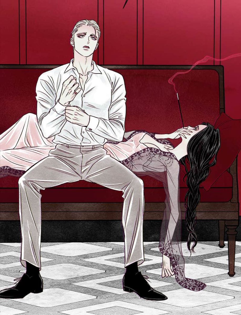 red_as_saffron's tweet image. I read Moonstruck today, and I’ve got to say this is one of my favourite depictions of the tired old vampire trope. They are so done with living and you can just feel the boredom radiating off of them.