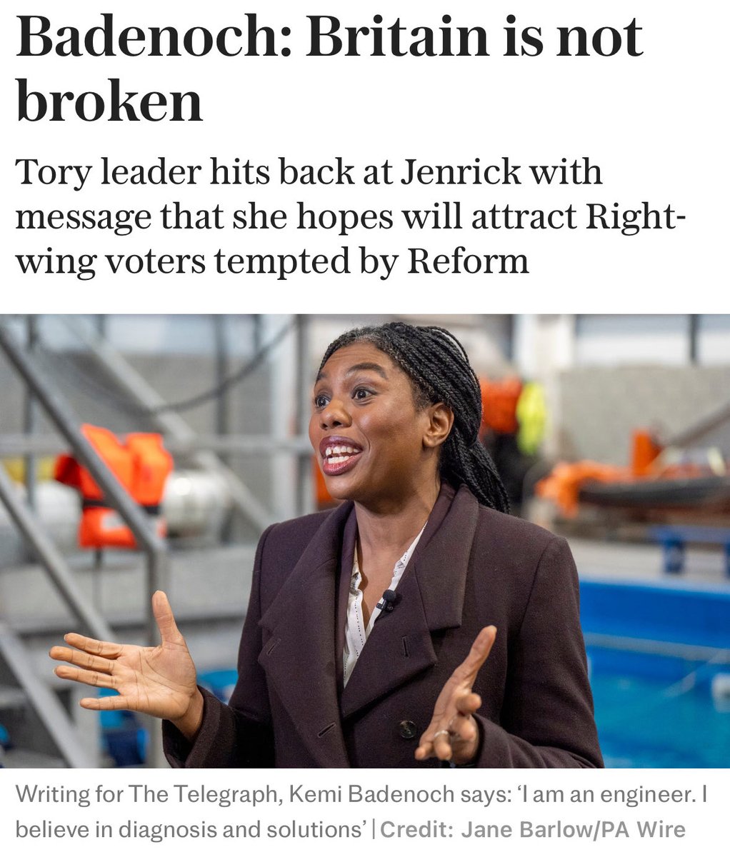 GoodwinMJ's tweet image. Three quarters of British people, according to recent polling, say “Britain is broken”

The Tory strategy now appears to be to deny the reality that millions of people see and feel