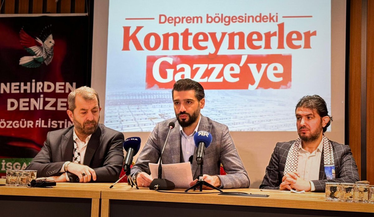 ➕Ankara Filistin Dayanışma Platformu’ndan Gazze İçin Konteyner Çağrısı

▪️Ankara Filistin Dayanışma Platformu, Dünya Kudüs Haftası dolayısıyla yaptığı basın açıklamasında, Gazze’de devam eden saldırıların yol açtığı insani krize dikkati çekerek acil barınma ihtiyacına çözüm