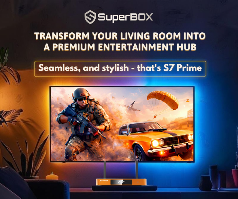 Tony_SuperBOX's tweet photo. Bring movie-theater vibes home with S7 Prime ✨
Smooth performance, stunning visuals, and a setup that just works. https://t.co/71fUeE0YcM