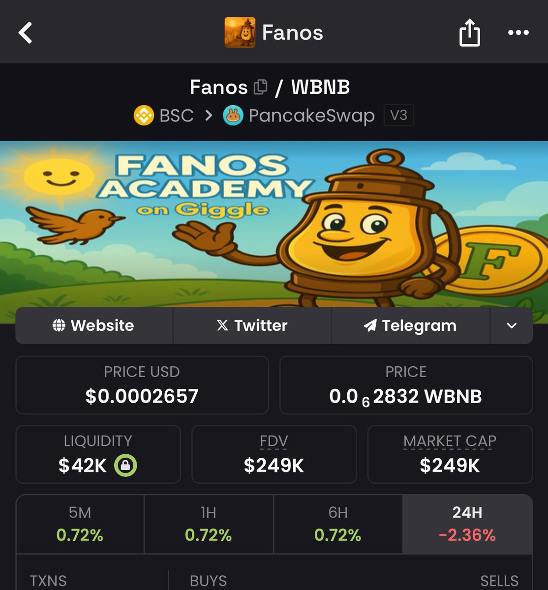 And we are live on @PancakeSwap V3 pool now. With more liquidity added now,  Congratulations fam