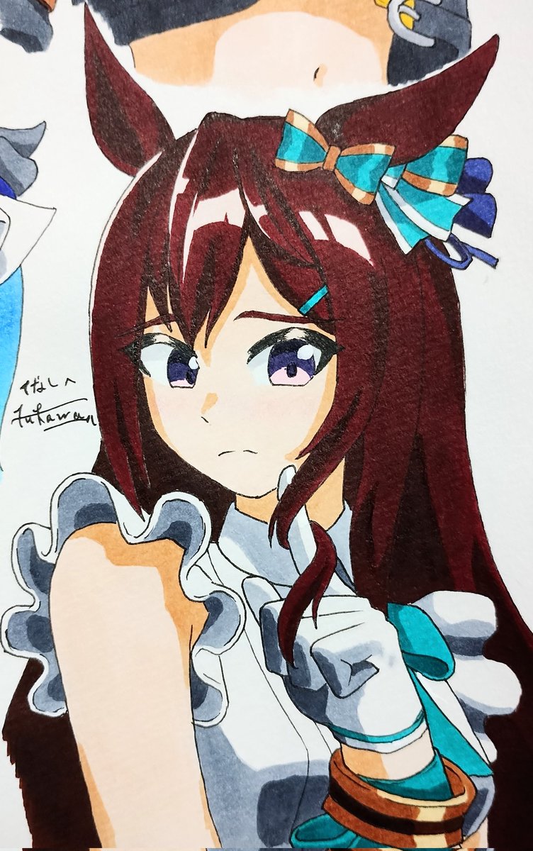 #ウマ娘　#メジロドーベル
てなし(<a href="/tenacity_rayman/">てなし@メジステ３Rにメイクデビュー目標！（留学中）</a>)へ
お題ありがとうございました