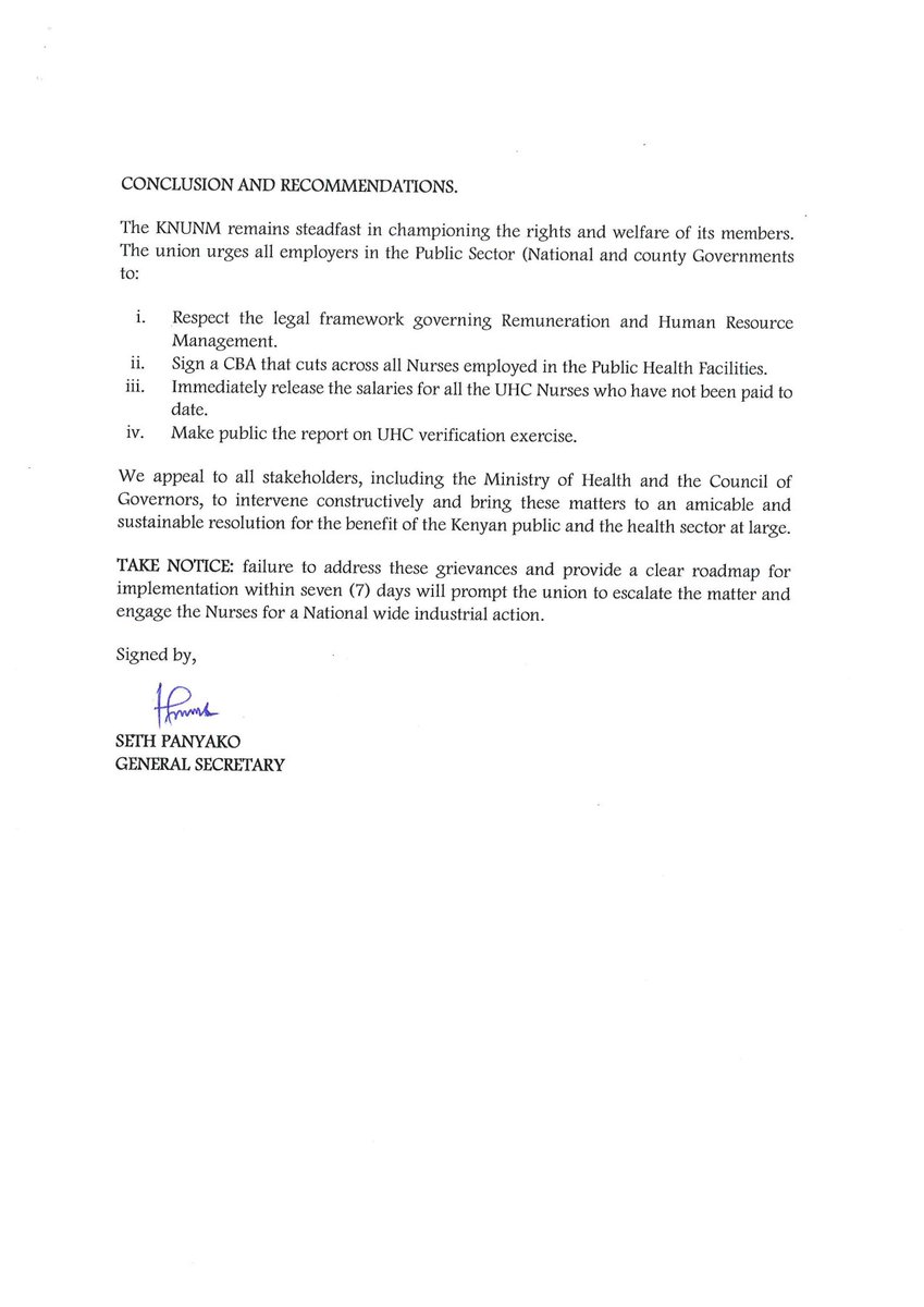 KNUNM-The Voice of a Kenyan Nurse & Midwife tweet media