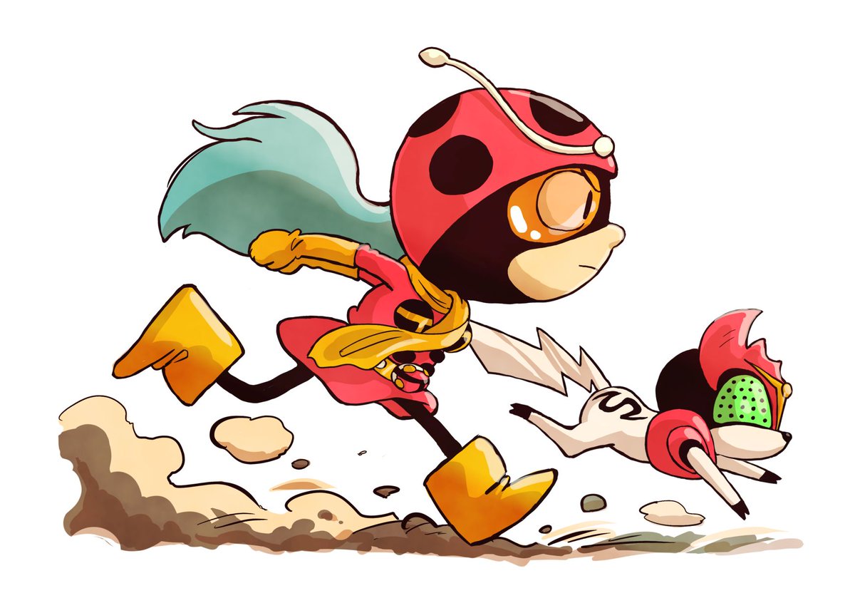 ziphon's tweet image. 2020年に描いた過去絵のリメイク
#Hilda #HildaTheSeries #hildafanart
#サイボーグ009 #電波人間タックル