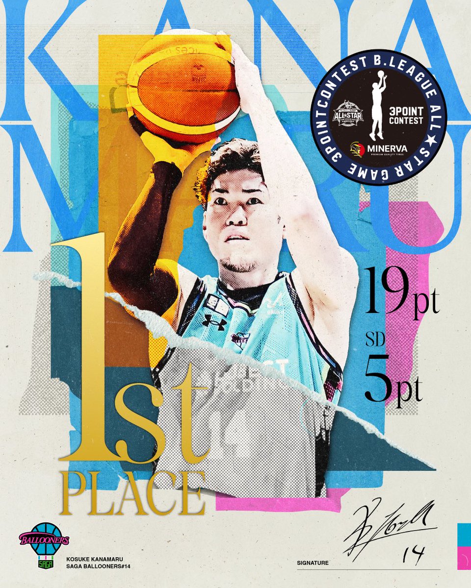 【MINERVA 3POINT CONTEST】

CHAMPION🏆🥇
佐賀バルーナーズ #金丸晃輔🔥🔥🔥

#佐賀バルーナーズ #BEAFLAME
#Bリーグオールスター