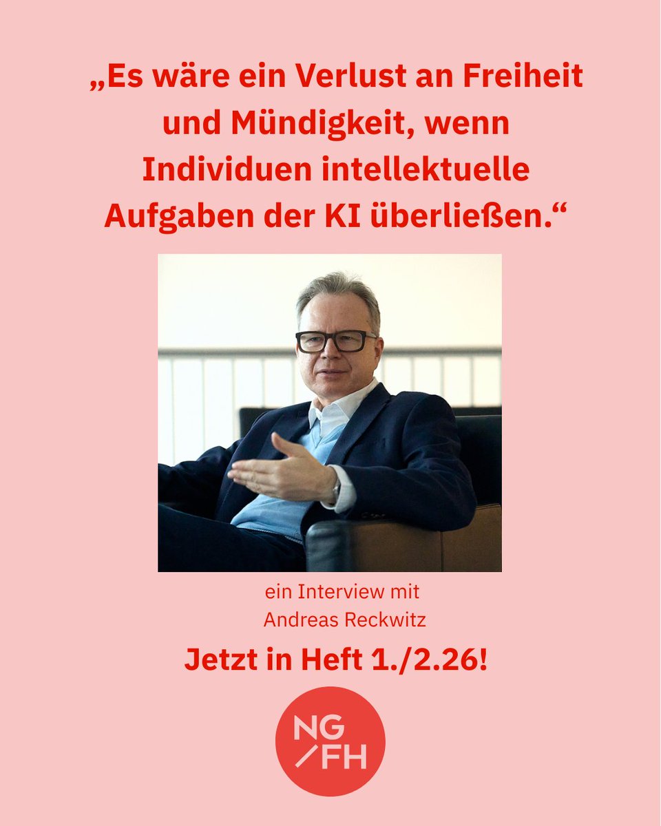 Neue Gesellschaft/Frankfurter Hefte tweet media