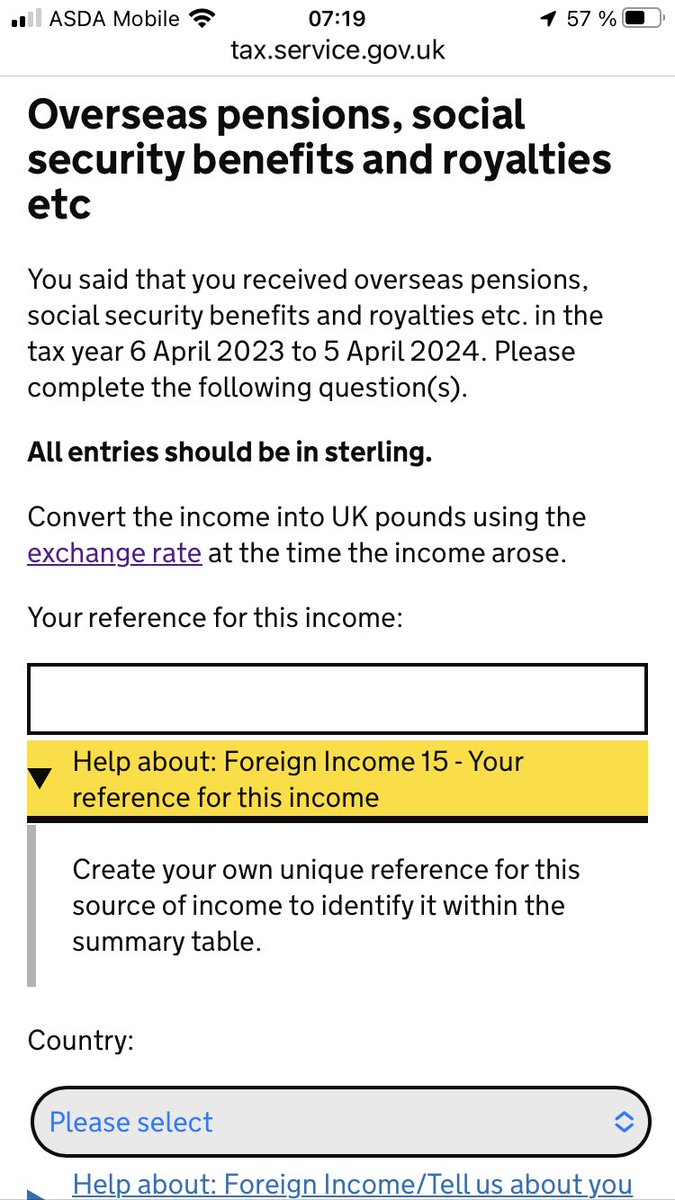 lusikaj's tweet photo. @HMRCcustomers, I'm filing a tax return on foreign income (pension), and in this section I need to provide a reference to this income. The breakdown says I need to create a unique identifier for this source of income. Could you please tell me what I should include in this line? https://t.co/7cDMdo7AML
