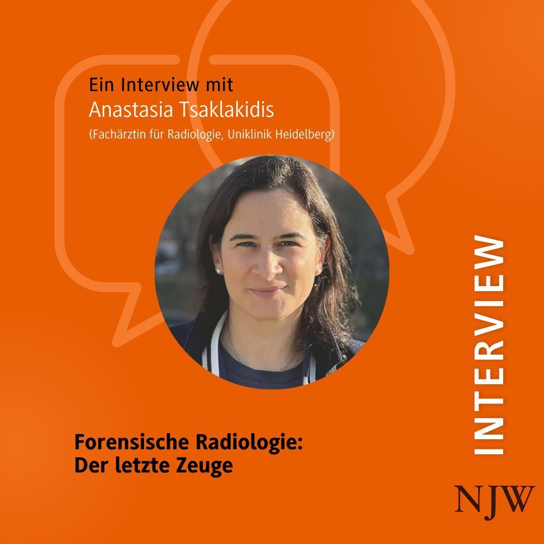 CHBeckRecht's tweet photo. Mord, Unfall oder Selbstmord? Antworten auf diese Fragen gibt vielfach die Rechtsmedizin. Doch dieses facettenreiche Fachgebiet klärt nicht nur Todesfälle, berichtet Fachärztin Anastasia Tsaklakidis.
Zum NJW-Interview: https://t.co/kN5HXpWCsm
#Recht #legal #Jura #CHBECK #NJW https://t.co/JUHZMoRR8f