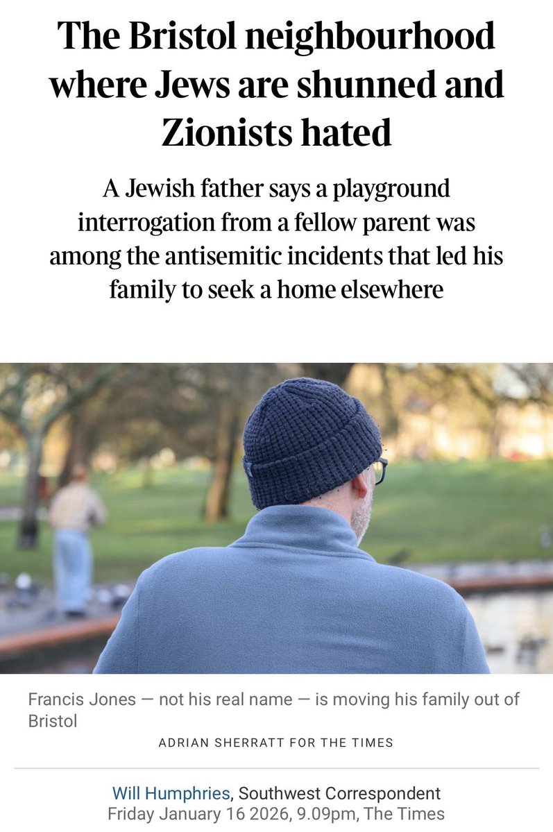 londonette's tweet image. Bristol is a fabulous city but this is a devastating read about day to day life for its Jewish residents: 

“The small Jewish community is being ostracised in an organised way,” Jones said, comparing their treatment to black and Asian minority groups in the past. “It is being…