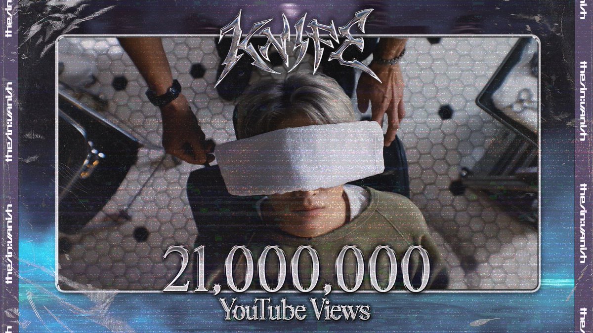 enhypenupdates's tweet image. #ENHYPEN "Knife" Official MV has surpassed 21 MILLION views with 553k likes on YouTube!

Let's keep streaming, ENGENEs! 🔥
🔗 youtu.be/R6e4tBWxIxE?si…

@ENHYPEN_members @ENHYPEN #THE_SIN_VANISH #EN_Knife