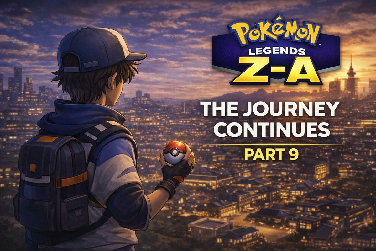KoenInPraag's tweet image. Pokémon Legends: Z-A — Part 9 🎮

The journey continues in my story playthrough.

▶️ Watch on YouTube: 
youtu.be/CU2sOfuWZJI