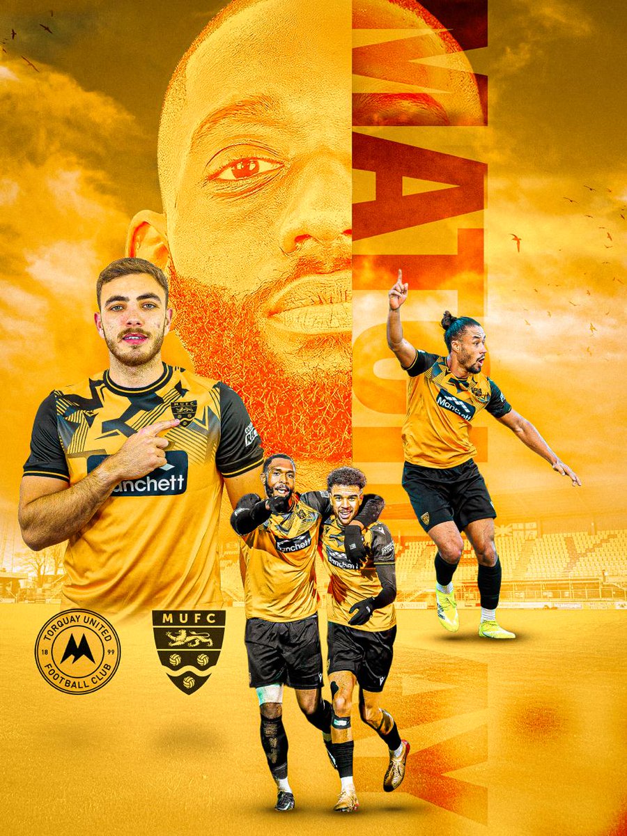 ⚽️ Matchday on the English Riviera! At this point we assume you're all experts on all things Plainmoor...

🆚 Torquay Utd
🏟️ Plainmoor Stadium
🕒 15:00

🎨 <a href="/NonLeagueEdits/">NonLeagueEdits</a>

To recap your memories, everything you need to know:
ow.ly/8pPH50XTv7W