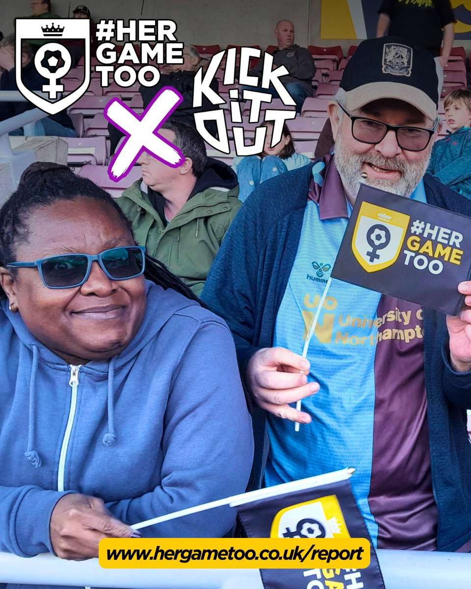 HerGameToo's tweet image. A gentle reminder! 🙌

If you experience or witness abuse, discrimination, or inappropriate behaviour, report it at buff.ly/muICZpe

Proud to be working with @KickItOut to make football safer for everyone. 🏟️ 

#hergametoo