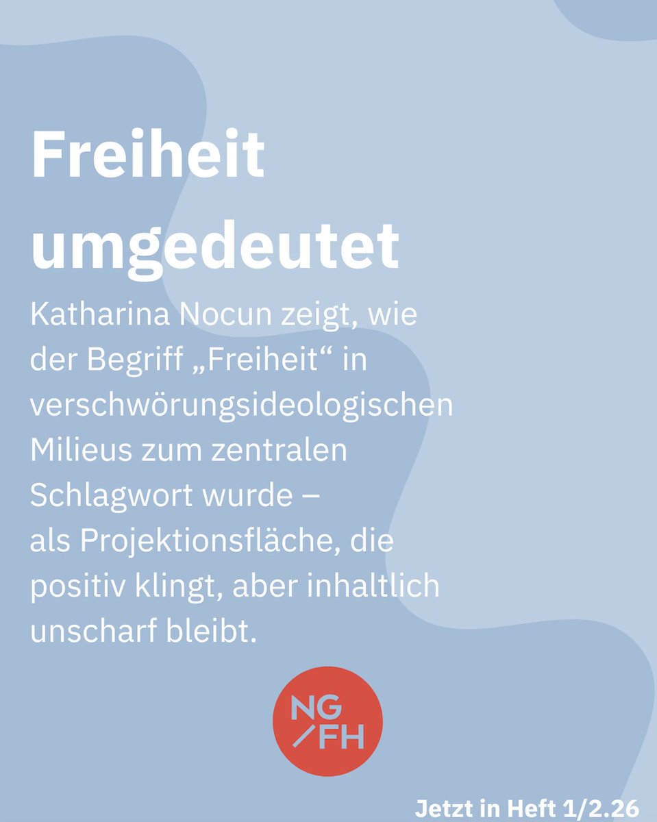 Neue Gesellschaft/Frankfurter Hefte tweet media