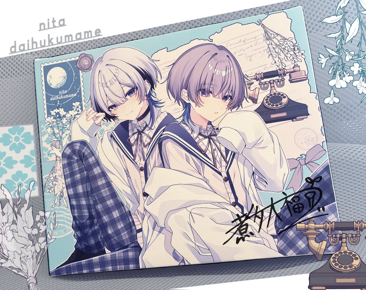 キャンバスアート大 約61cm x 約41cm ♦︎ グッズ紹介 ♦︎ 激レア賞の直筆サイン入りのキャンバスアート