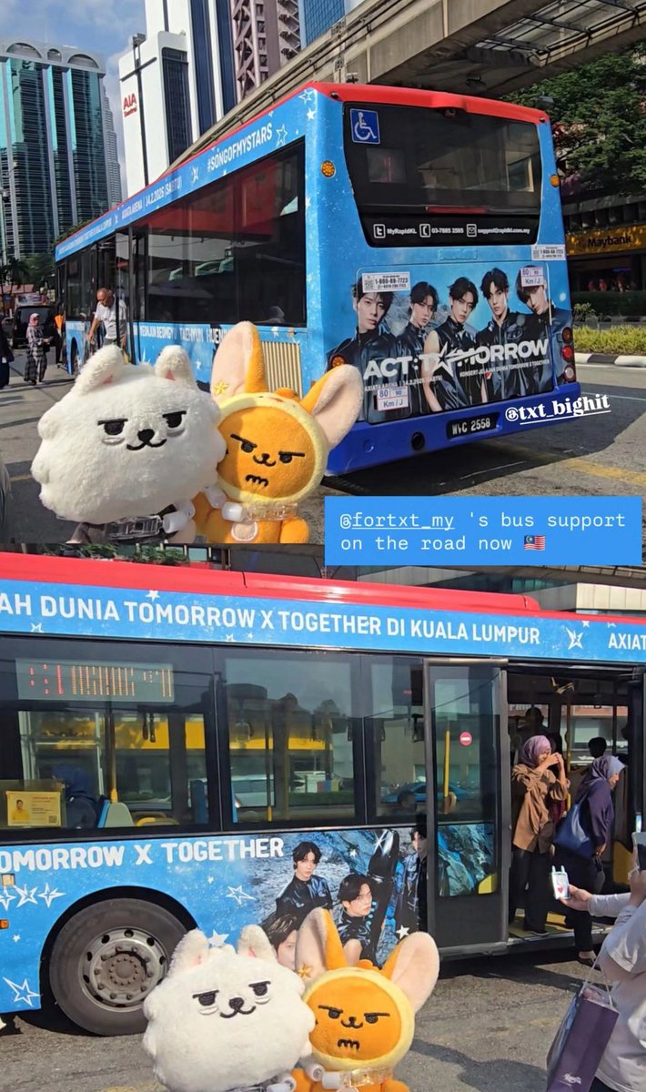 Our first TXT bus is officially on the road now! Please tag us if you spot it 🌟