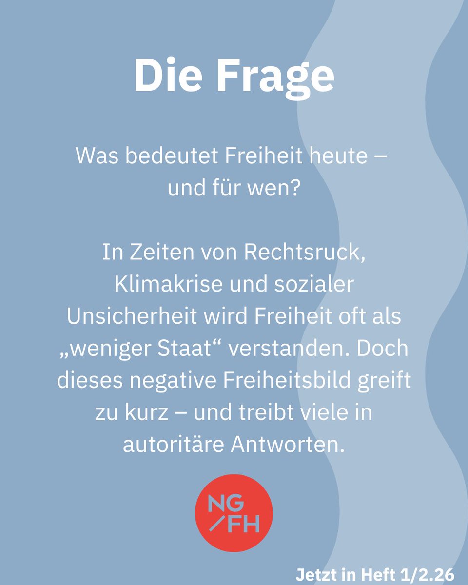 Neue Gesellschaft/Frankfurter Hefte tweet media