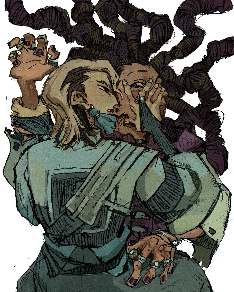 colored an older sketchbook thing again #janka