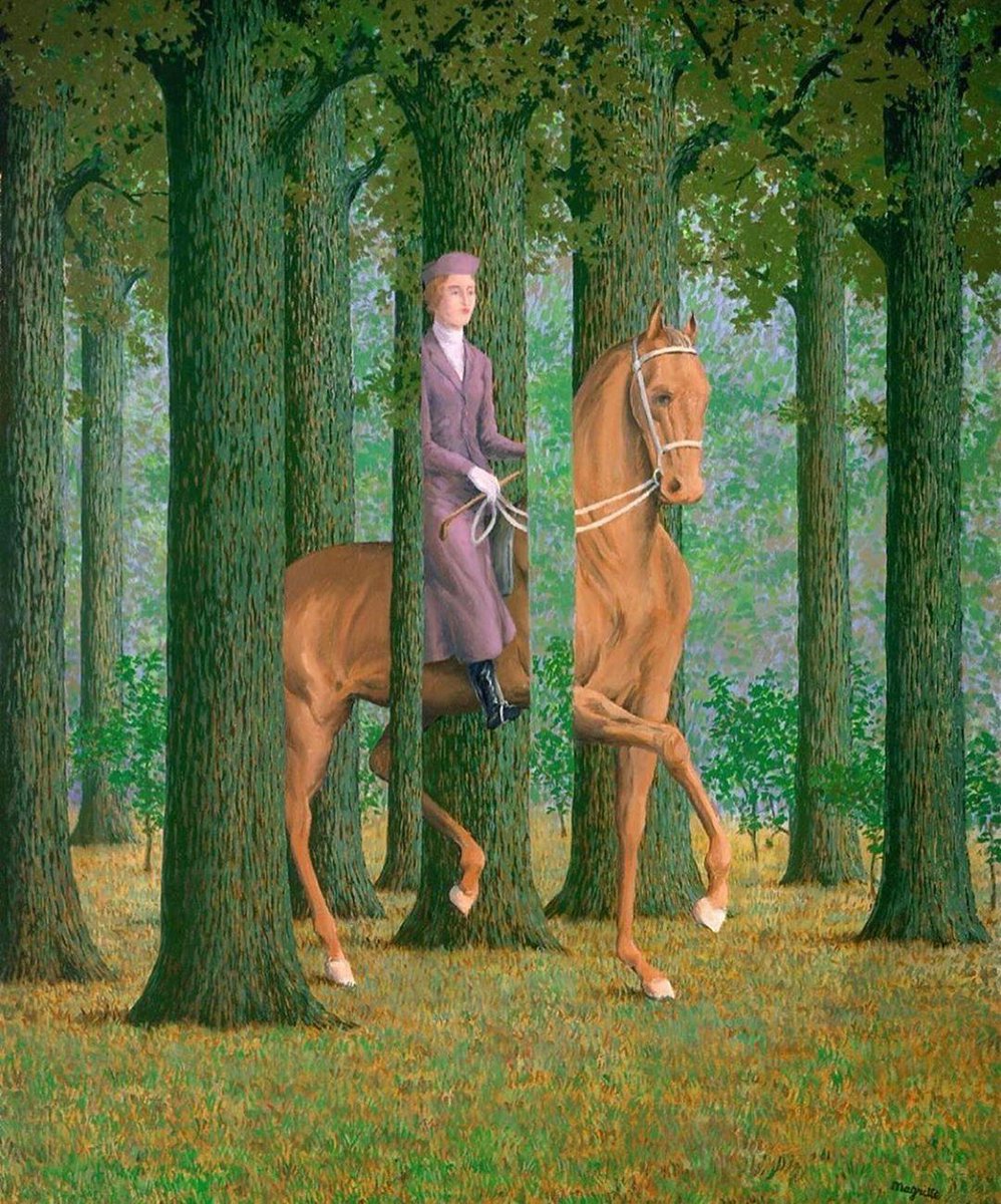 deliberte's tweet image. "Gördüğünüz her şey, başka bir şeyi gizler ve bizler hep o gizemi ararız." 
René Magritte