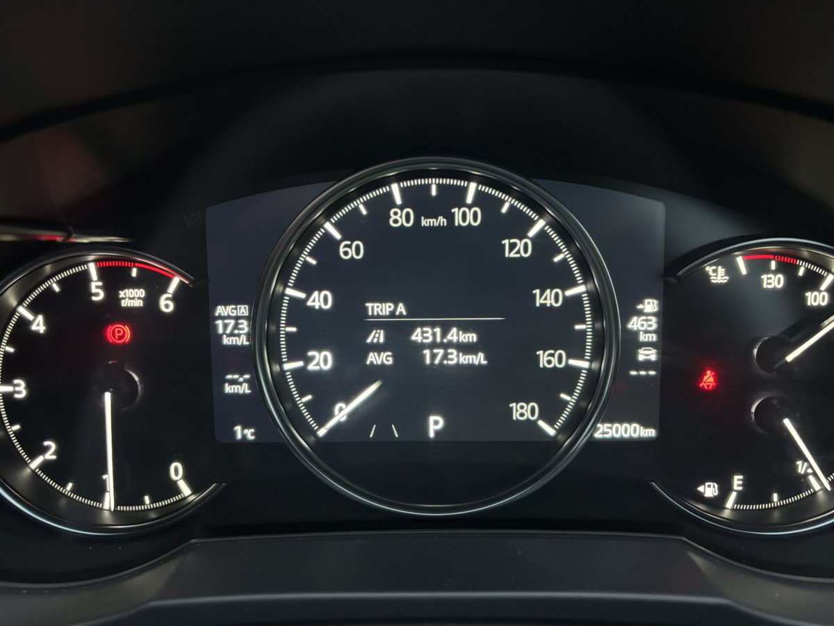 納車1年半で25000km行きました🚗 ³₃結構乗ってるなぁ…通勤距離伸びたから仕方ないですが笑まだまだ大事に乗りたいです😃
 #MAZDA #CX-5 #走行距離 #キリ番