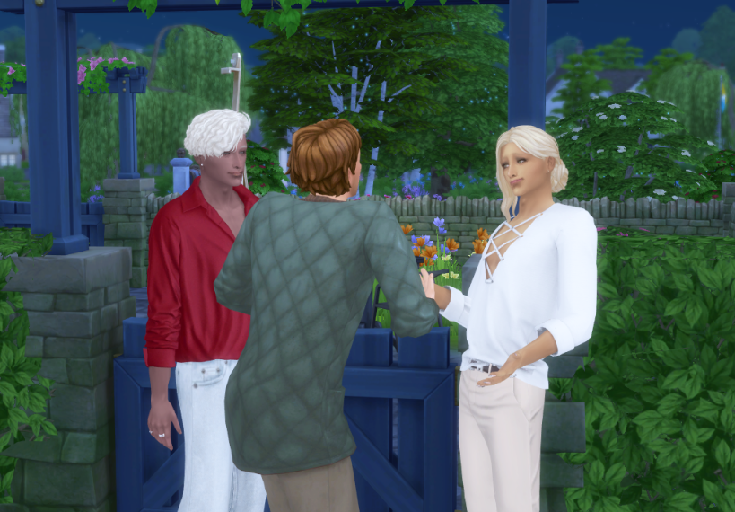 ミステリーキノコ、少し検索した程度だと報酬orNPCが勝手に植えてるとかでその線で探してましたがもっと調べたら動物保護おじさんとぶっちゃけトークを繰り返すと確定で貰えるらしくロン毛ニキとウエーブニキで挟んで（時短）話してたらほんとにすぐ貰えました　キノコ完