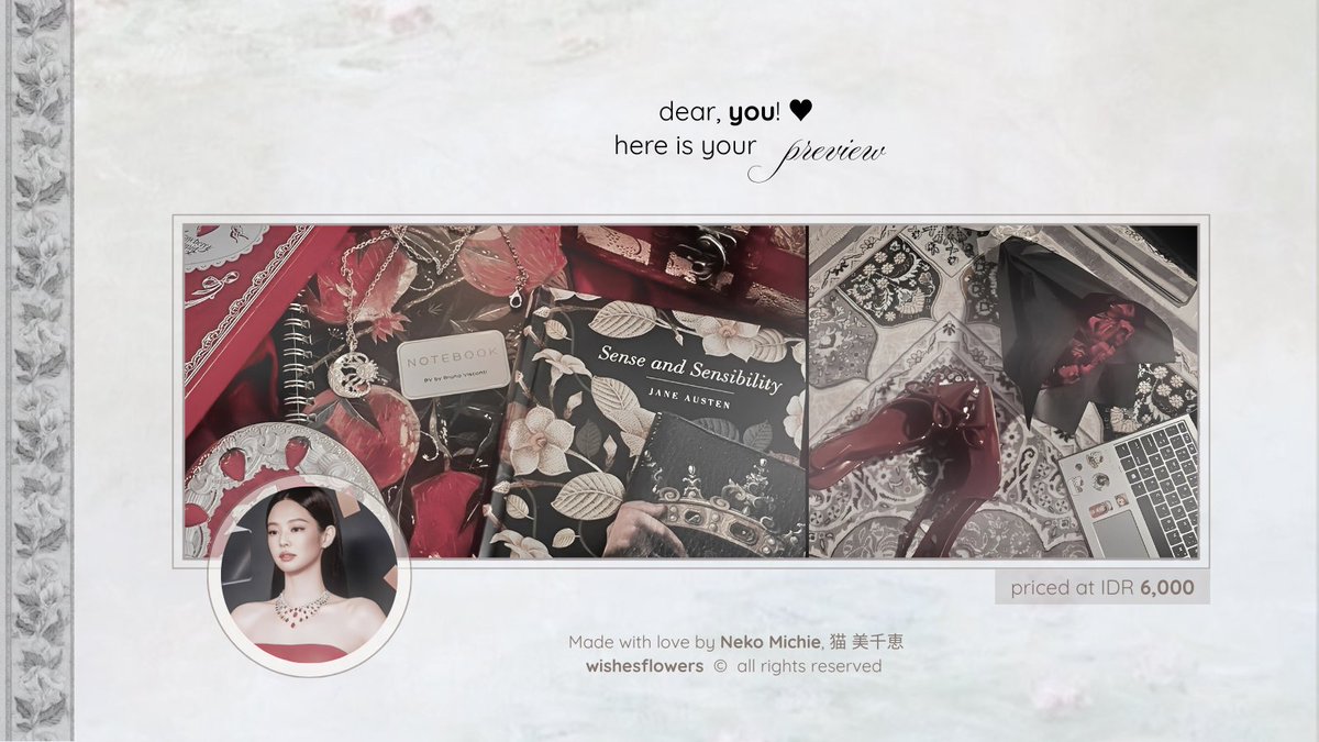 wishesflowers's tweet image. any repost is appreciated! 🔖

#zonauang  |  afternoon, beautiful flowers in my garden! here I present to you .. (34) ready to use layout from Jennie Kim latest updates. priced at IDR 6,000 — available in JPNGs. knock my direct message if you are interested in claim them!  ♥ 🌺
