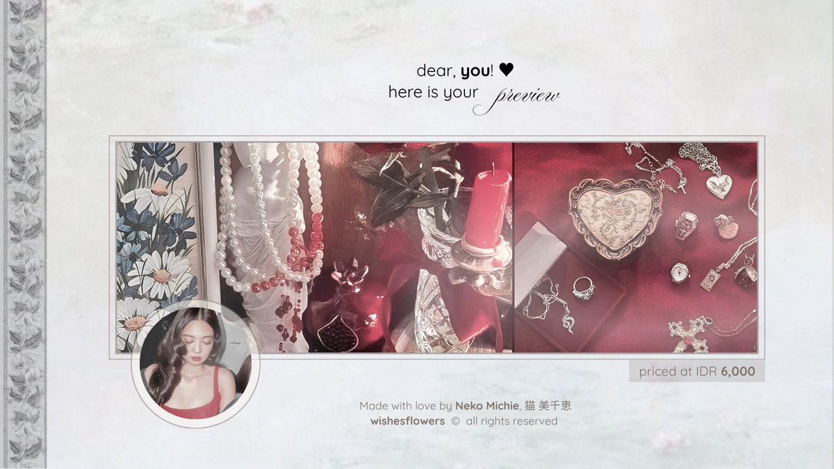 wishesflowers's tweet image. any repost is appreciated! 🔖

#zonauang  |  afternoon, beautiful flowers in my garden! here I present to you .. (34) ready to use layout from Jennie Kim latest updates. priced at IDR 6,000 — available in JPNGs. knock my direct message if you are interested in claim them!  ♥ 🌺
