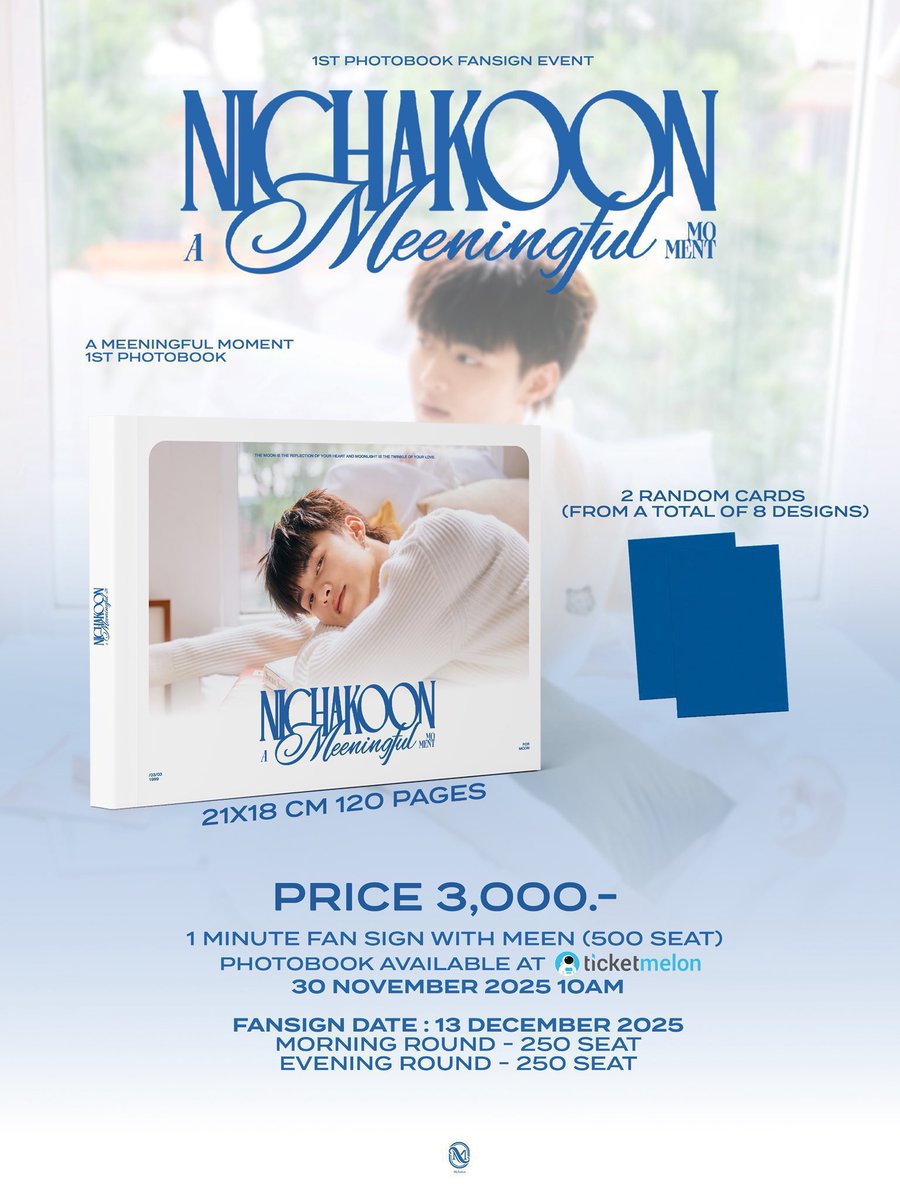 ปล่อย Photobook meen 
ไม่มีลายเซ็น ไม่มีการ์ดนะคะ
ราคา 488.-บาท รวมส่ง

#MEEN1stFANSIGN
#Meennicha8