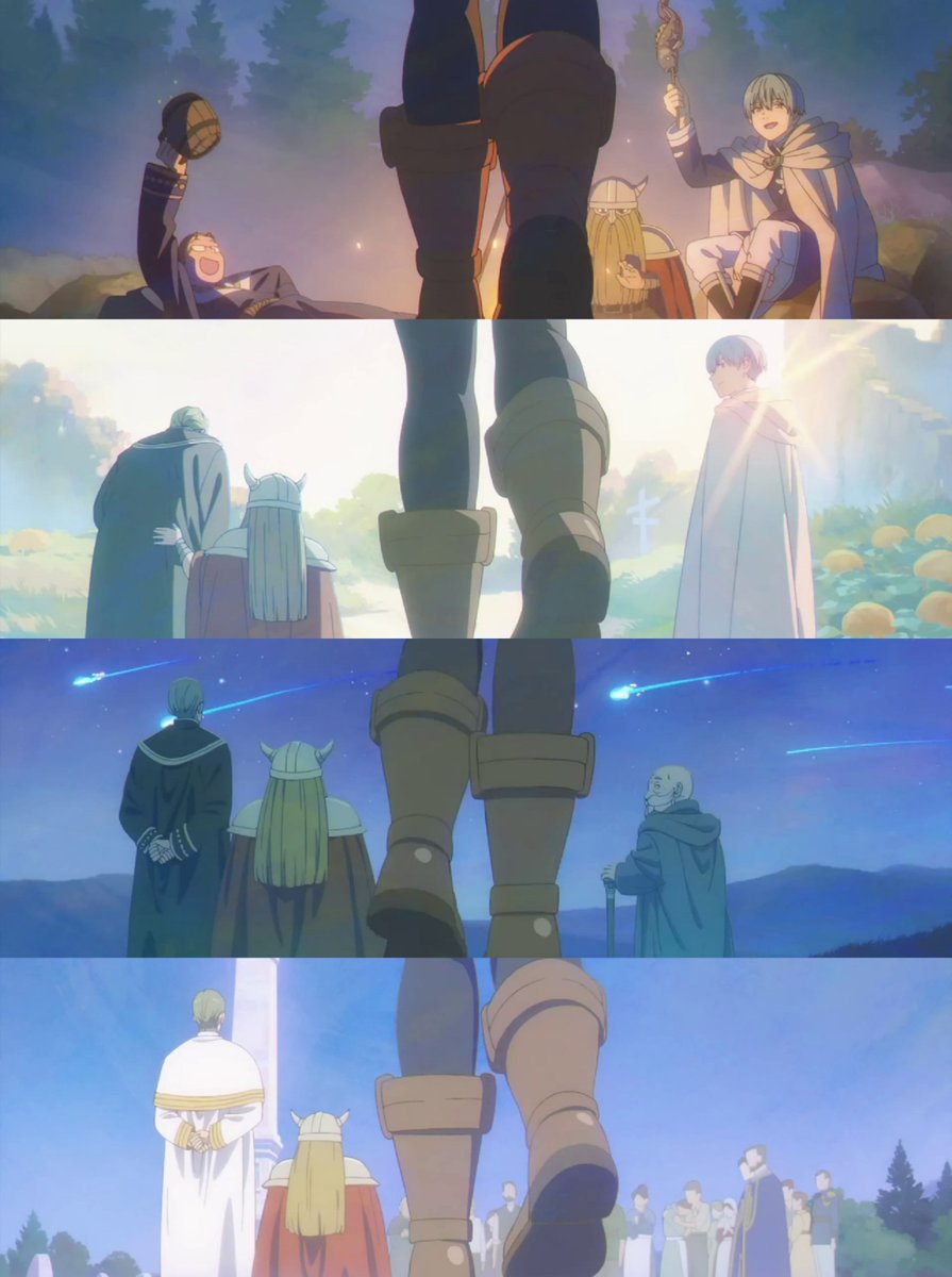 *snf salah satu detail yg indah

himmel selalu ngeliat kebelakang mastiin frieren included in every moment, ditungguin setiap jalan buat mastiin frieren gak tertinggal, sampe akhirnya himmel gak bisa ngeliat frieren lagi untuk selamanya 🥹