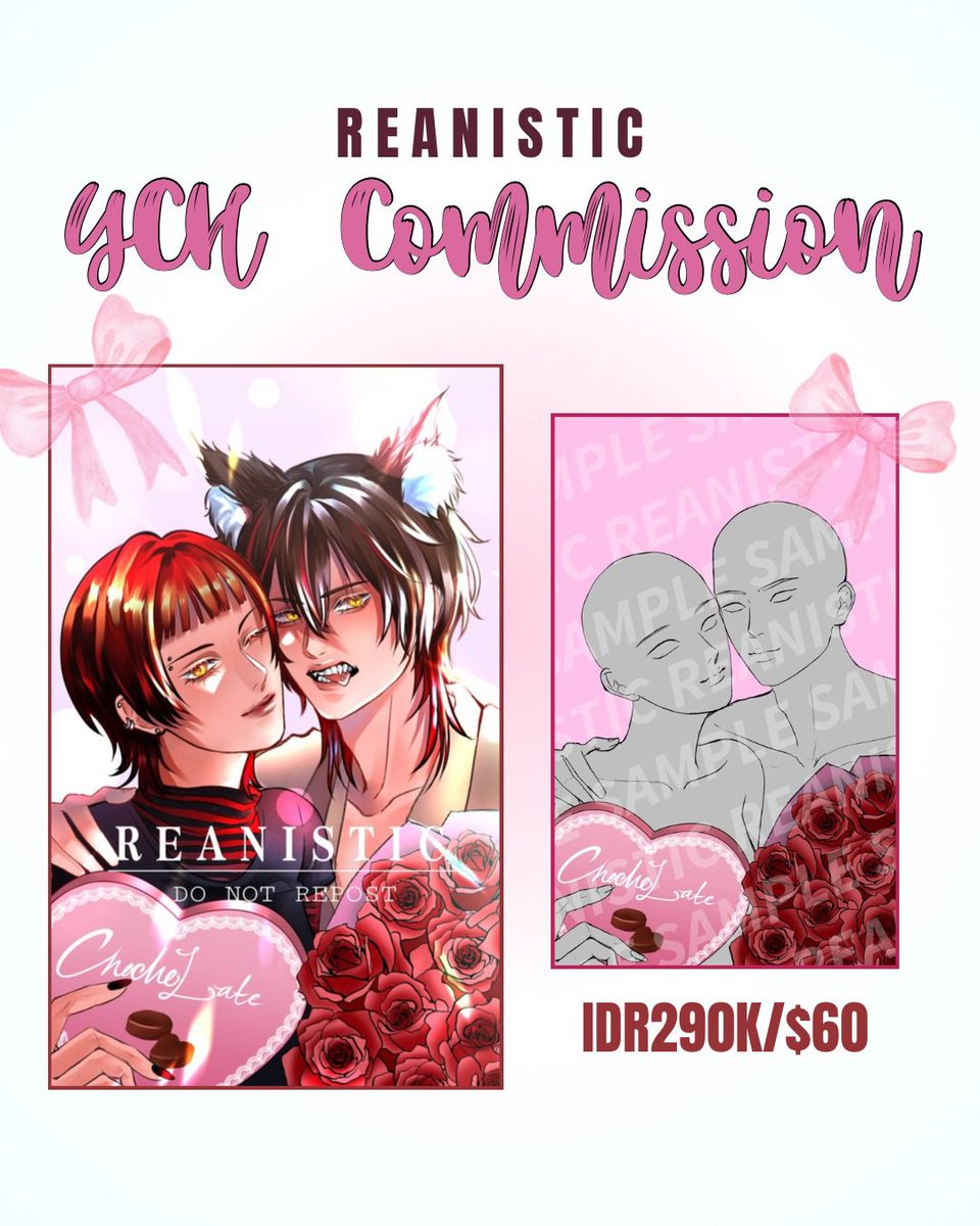 reanistic's tweet image. [YCH COMMISSIONS OPEN]

Hello, I'm available for YCH commissions ✨

If you are interested, kindly DM/hit me up on VGen

VGen: vgen.co/reanistic

Likes/Share are appreciated 💕

 #VGenComm #opencommission #commissionsopen #ychcommission