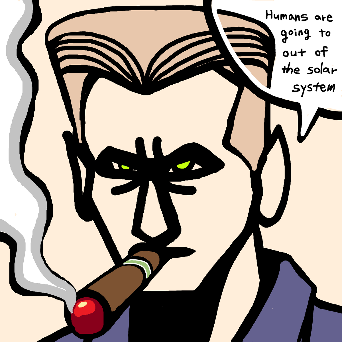 I'm reading now "Inherit the Stars" 読書中「星を継ぐもの」
Caldwell of my image コールドウェルのイメージ図　#読書 #illust #イラスト