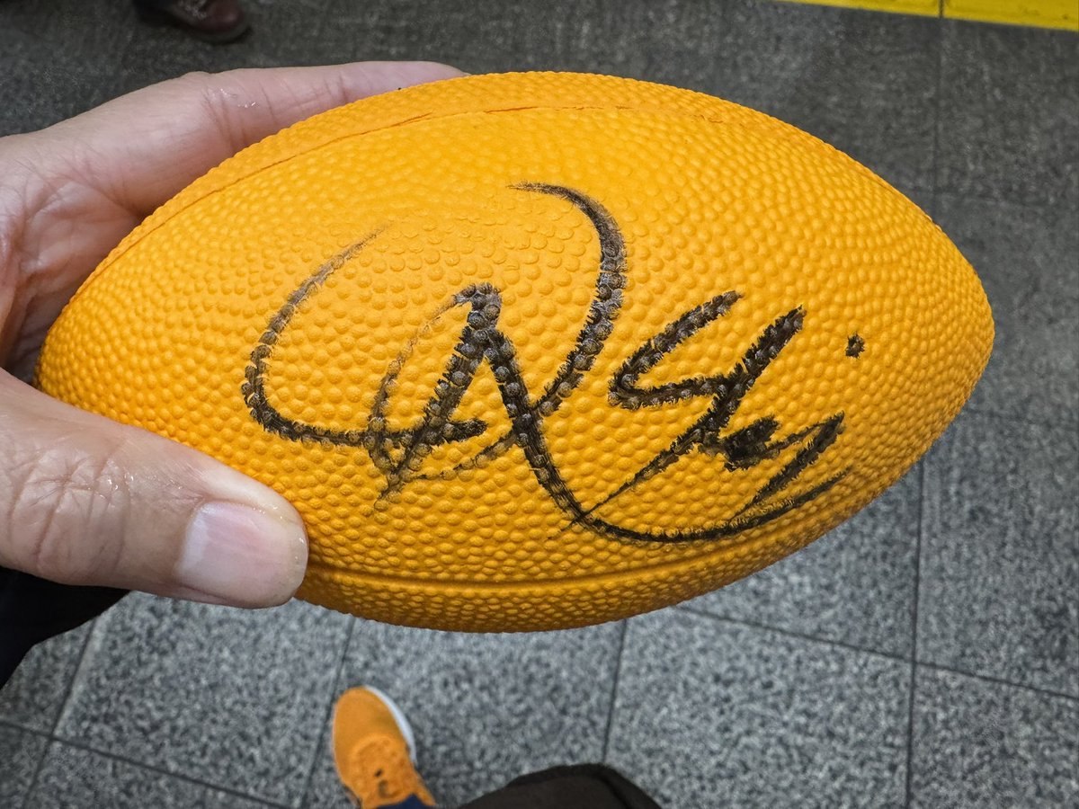 オッシーのサインボールゲット🥰😁🍊 #オレンジアーミー #えどりくへ