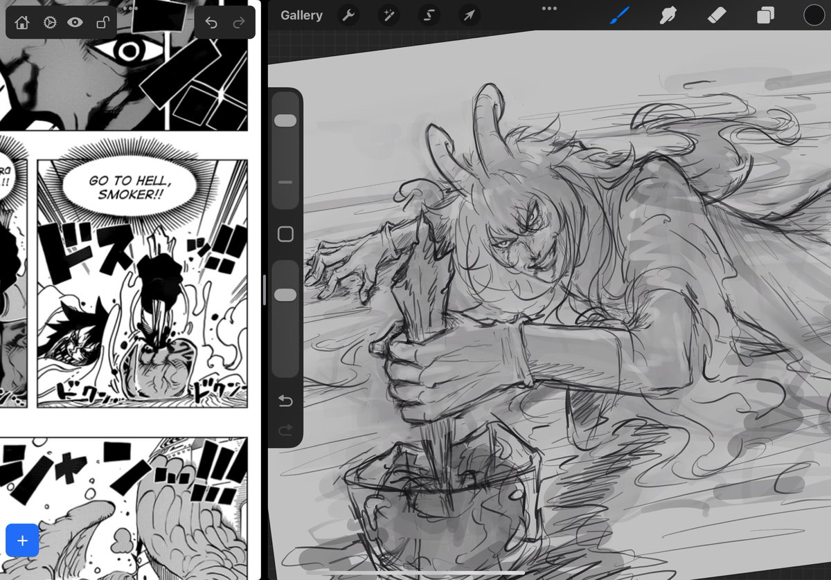 Late night doodle before I knock out
 #caesarclown #onepiece