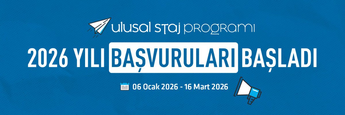 Bakanlığımız birimlerinde 2026 yılında staj yapmak üzere Ulusal Staj Programı üzerinden ön lisans ve lisans ögrencileri kabul edilecektir

Başvuru Linki:
ulusalstajprogrami.iskur.gov.tr

Son Basvuru Tarihi: 16 Mart 2026

<a href="/TCTarim/">T.C. Tarım ve Orman Bakanlığı</a> 
<a href="/maatalay/">Dr. M. Altuğ ATALAY</a> 
<a href="/tagemgovtr/">Tarımsal Araştırmalar ve Politikalar Genel Md.</a> 
<a href="/SCinbirtoglu/">Şeref CINBIRTOĞLU</a>