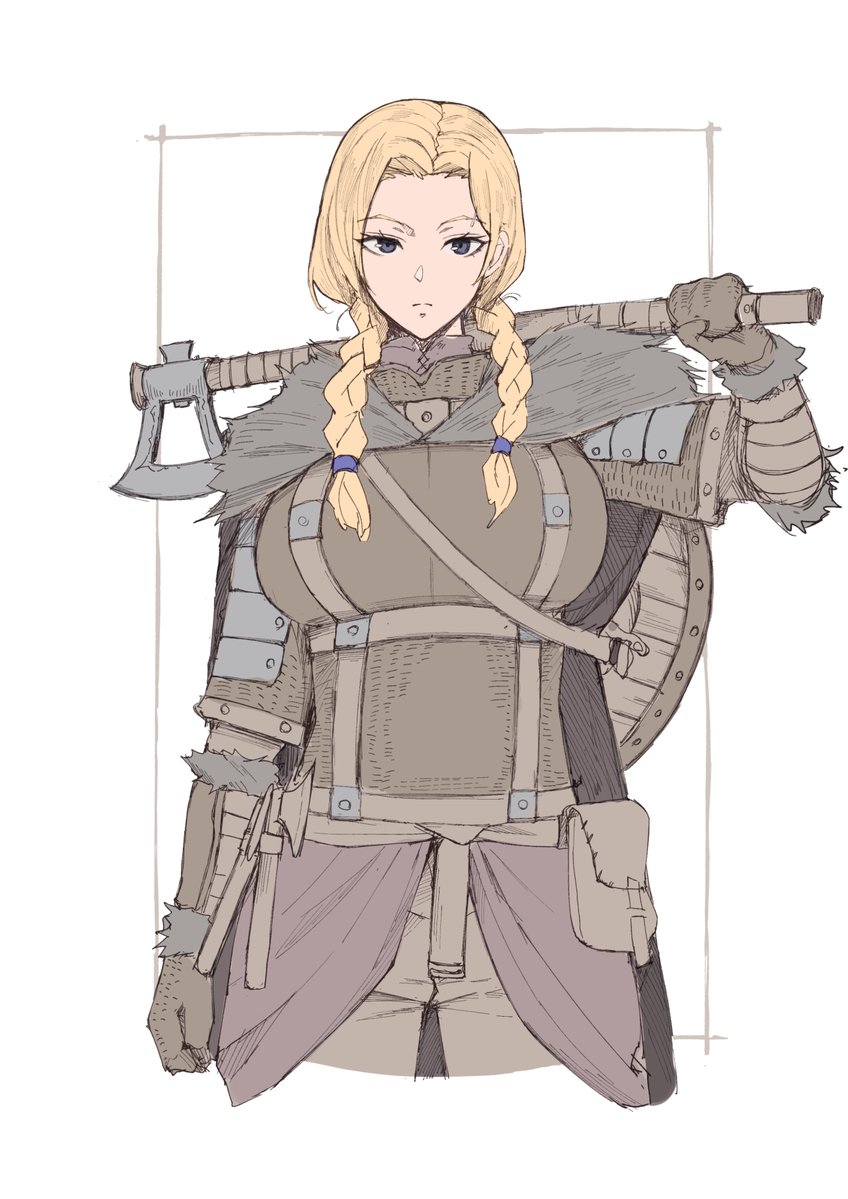 色々終わったので
M&B2のDLCをノルドのデカ女で始めた。
カルラディアとスカイリムはノルドのものよ! 