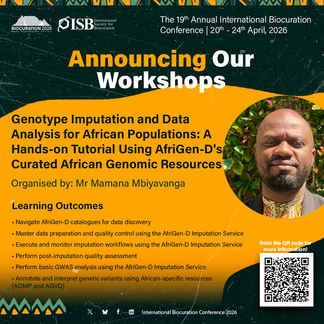 International Biocuration Conference 2026 tweet media