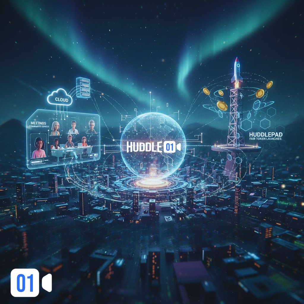 Huddle01 is a full ecosystem >

From meetings to cloud,House and HuddlePad
everything connects smoothly >
Built for communities  creators and builders who want real utility

<a href="/huddle01com/">Huddle01</a>  gHUDL >