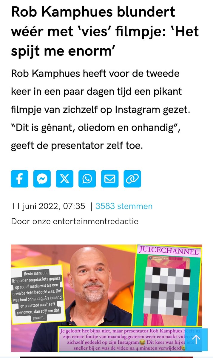 Flick1_'s tweet image. Deze pornoboomer werkt bij u beste @viaplaysportnl #viaplay

Meneer kijkt openlijk neer op PVV'ers: vindt deze stemmers een zooitje dommerikken die je niet in je bedrijf wil hebben. 
zie meegestuurde link you tube youtu.be/td6zj3R_sXw?si…

En zie hier eens wat Rob Kamphues
