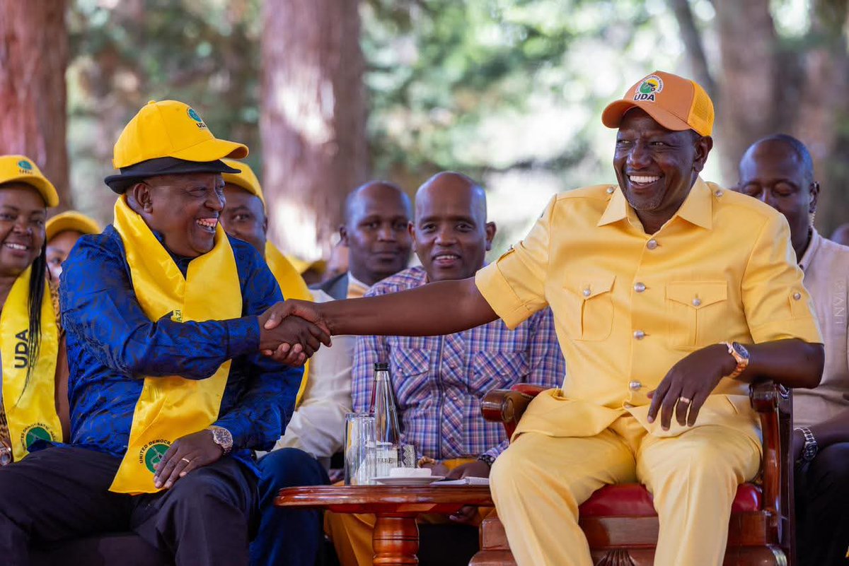 Rigathi Gachagua suffers a political setback after several of his close allies publicly welcomed President William Ruto during his visit to Nyeri, signaling shifting loyalties within the Mt Kenya political bloc.