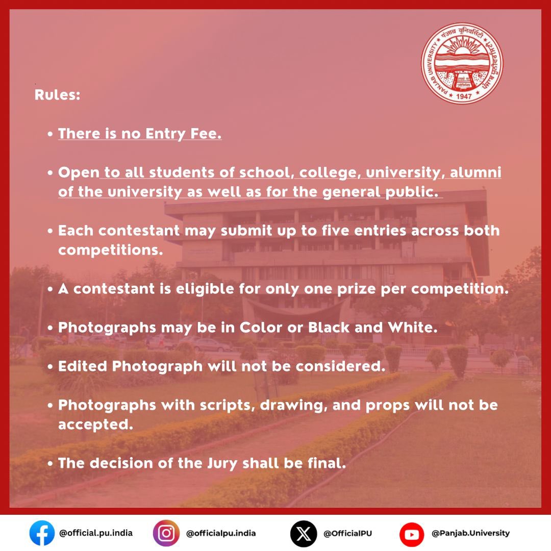 Panjab University, Chandigarh tweet media