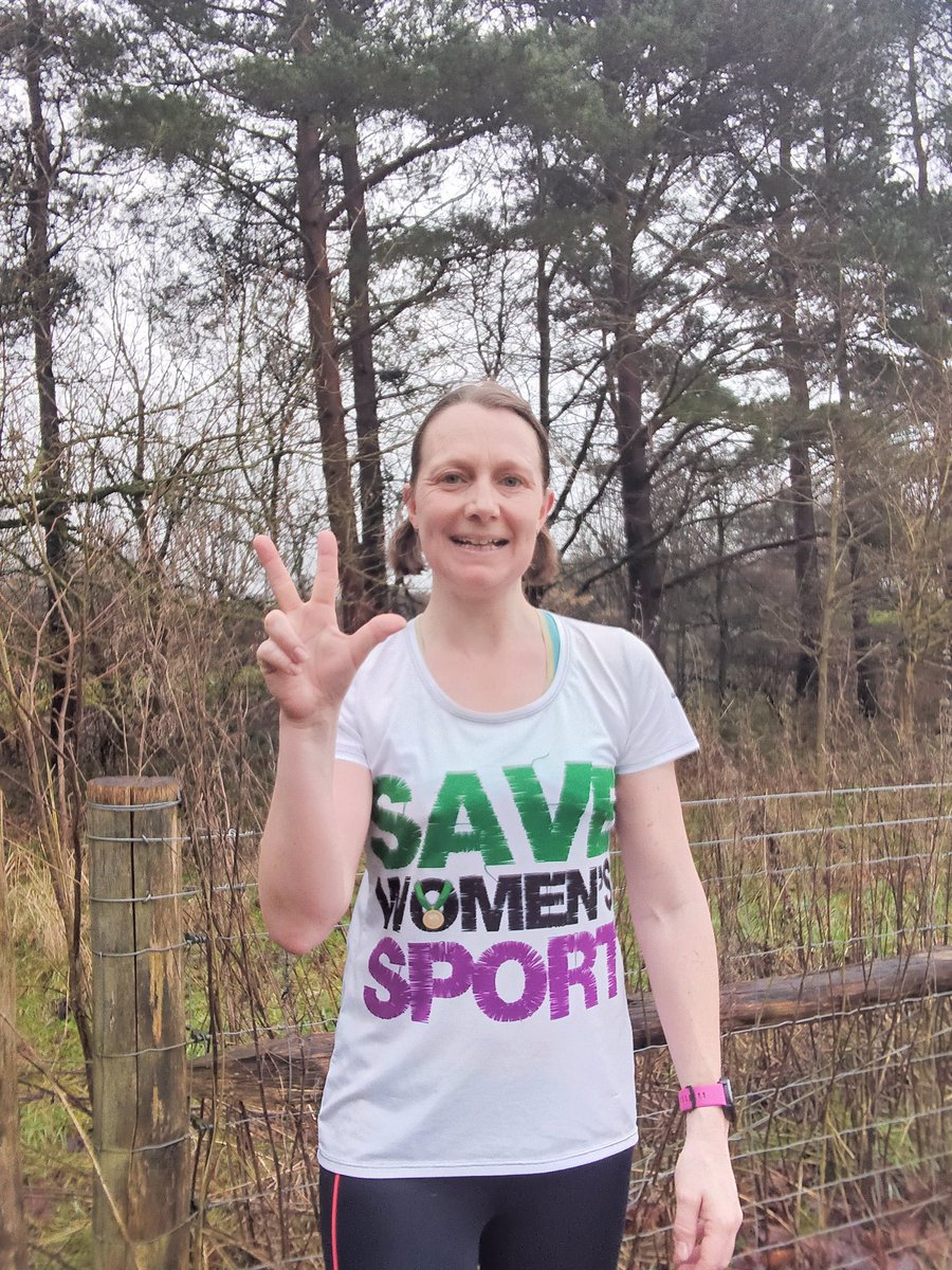 I know it's not supposed to be a race, but I was still pretty happy with my top 3 finish this morning <a href="/parkrunUK/">parkrun UK</a> 
#SaveWomensSport